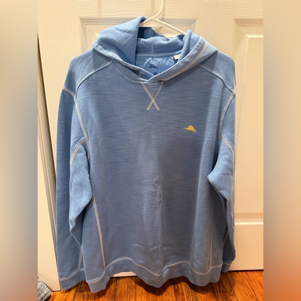Tommy Bahama Light Blue Pullover Hoodie